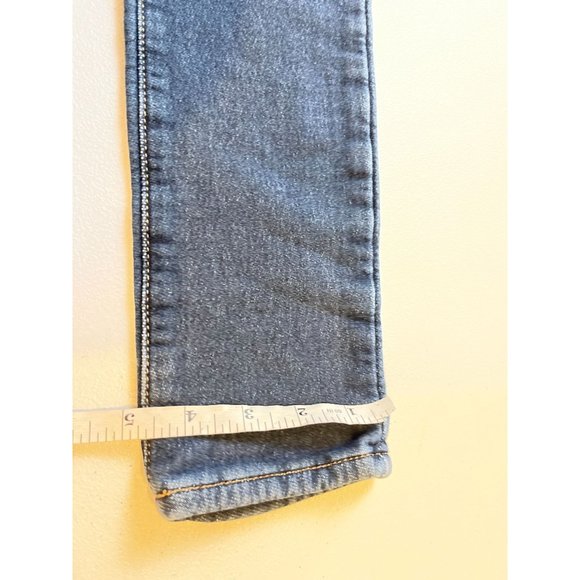 Flying Monkey Womens Jeans Skinny Leg Five Design Pockets Distressed Blue SZ 25 - Picture 7 of 10
